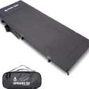 ONETIGRIS SUPRAGRIS Camping Cot, Support Up to 400lbs, Lightweight Comfortable Folding Bed for Camping, Hiking, Backpacking, Travel, Car Trips, Office Nap (Gray) (Grey)