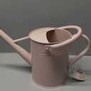 Ausluru Metal Watering Can with Removable Spout, Galvanized Watering Can, Perfect for Indoor Use and for Outdoor Use (1 Gallaon, Pink)