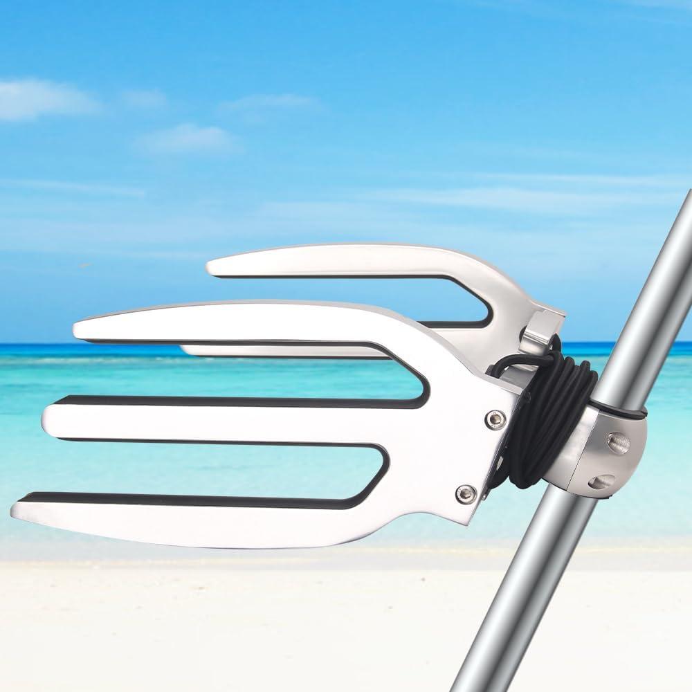 Mojiate Made Wakeboard Rack, Polished Aluminum Wakeboarding Tower Holder, Adjustable Angle Base to Level with Boat (M8303)