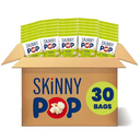 SkinnyPop Popcorn, Original, Whole Grain, Dairy-Free Snack, 0.65oz Bags (30ct), BB01152026