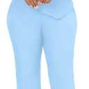 Aro Lora Womens 2 Piece Outfits Sexy One Shoulder Ruched Irregular Hem Top Pant Set Dressy Pant Suits (Blue) XL
