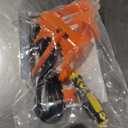 VEVOR Commercial Orange Juicer Machine, 120W Automatic Juice Extractor with Water Tap, Stainless Steel Orange Squeezer 20 Oranges/Minute, with Pull-Out Filter Box, PC Cover, 2 Peel Collecting Buckets (Silver)