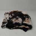 Aimuan Cow Print Duvet Cover Shaggy Fluffy Tie Dye Brown Black Velvet Bedding Set Super Soft Faux Fur Fuzzy Comforter Cover with Pillowcases (Coffee-Black, Queen)
