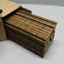 UNISHADES Cordless Bamboo Roman Shades for Windows, Blinds Size (27" W 64" H) Colour (Highfield Teak)