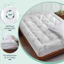 Memory Foam Mattress Topper King, Cooling Pillow Top Mattress Pad