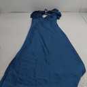 Summer Satin Flutter Sleeve Wedding Guest Dresses for Women Sweetheart Neckline Cutout Tie Back Midi Cocktail Dress (Medium, Teal)