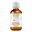 Pure Peach Kernel Oil (Prunus persica) Natural Therapeutic Grade Cold Pressed for Personal Care 30ml (1 oz)