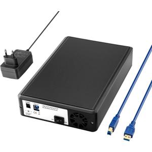 USB 3.0 to 5.25"/3.5" Hard Drive Enclosure,SATA 5.25"/3.5" Aluminum Enclosure Design for CD-ROM, CD-RW, DVD-ROM, Combo Drive and DVD/RW Drive (ME-535U3)