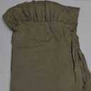 ZESICA Women's Off The Shoulder Maxi Dress 2026 Summer Sleeveless Casual Slim Swing Pleated Formal Party Dresses,Army Green,X-Large