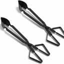 2 Pcs Crab Tongs for Live Crabs, 15.24" Heavy Duty Crab Grab Claws for Seafood Handling, Ideal for Crabbing & Seafood Processing, Keeps Your Fingers Safe and out of Harm's Way, Black