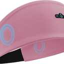 TOPIEI Sleep Headphones Bluetooth Headband for Side Sleeper, 17H Playtime, Wireless Headband Headphones with HD Stereo Speakers for Workout,Running,Yoga, Ideal Gifts for Men, Women, Teens, Pink+Black