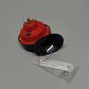 Train Horns Car Horn Car Air Electric Snail Horn 300DB Super Loud Air Horn Waterproof Automotive Accessories Universal for Car Truck Motorcycle Boat (Red, 24V, 1 Pack)
