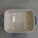 Staub Ceramic Rectangular Baking Dish Set, Casserole Dish, 2-Piece, Rustic Turquoise