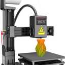 Portable 3D Printer - Compact FDM 3D Printer with Removable Build Plate, PLA & TPU Filament Compatibility, 0.4mm Nozzle, 100x100x100mm Build Volume, Easy-to-Use Design for Beginners