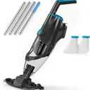 2026 Upgraded Pool Vacuum,Pool Vacuum for Above Ground Pool,Cordless Handheld Pool Vacuum for Inground Pools,Pool Cleaner with 18.5 GPM Suction,Hot Tub Vacuum With Aluminum Pole for Sand&Debris