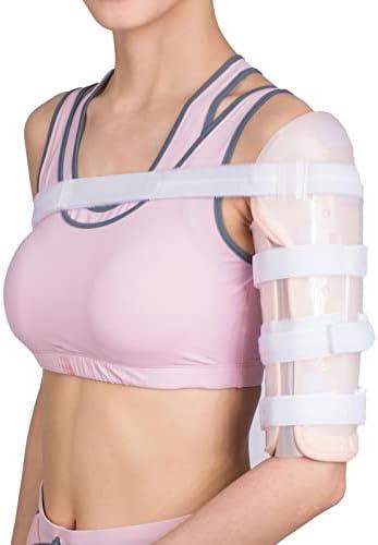 GHORTHOUD Humeral Shaft Fracture Splint Lightweight and Breathable Humeral Fracture Brace for Upper Arm, Shoulder, Left/Right Arm, Long-Bone Humerus Fracture for Men and Women（Medium）