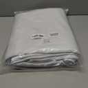 Extra Long Curtains, Room Darkening Grommet High Ceiling Drapes, 2 Story Curtains for Living Room and Loft(1 Panel, White, 52"x216")