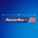 2 x Reynolds Wrap Heavy Duty Aluminum Foil Roll, Thick Heavy Duty Foil for Added Strength and Durability, Secure Easy Open and Close Tab, 12 Inches Wide, 50 Sq. Ft.