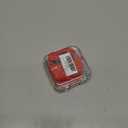 2 x MILPROX Compatible for AirPods Pro 3 Silicone Case 2025 - Soft Protective Skin Cover with Carabiner/Lanyard for Women Girls Men, Front LED Visible, Girly Smooth Design for Shockproof Case - Red