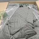 EXQ Home Quilt Set Full Queen Size Grey 3 Piece,Lightweight Soft Coverlet Modern Style Leaf Pattern Bedspread Set(1 Quilt,2 Pillow Shams)