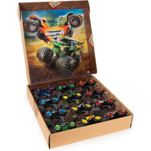 Monster Jam, Official 12-Pack of 1:64 Scale Die-Cast Monster Trucks for Boys and Girls, Kids Toys for Ages 4-6+,