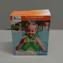 Floaties Swim Vest for Child, Portable Inflatable Pool Floats Swimming Ring with Adjustable Safety Buckle, Safety Swim Arm Bands with Double Surround Air Bag, Durable Float Tube for Kids (M, for weight:50-88lbs, Green)