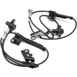 2pcs Front Left & Right ABS Wheel Speed Sensors Fit for Toyota Corolla 2003-2006, for Matrix 2003-2008, for Pontiac Vibe, Replace# 89543-02050 89542-02050