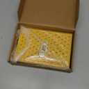 Mazeran Bee Shaped Combination Lock Journal, PU Leather Hard Cover Notebook Cute Diary, A5 Lined Password Locking Personal Planner Secret Organizer Gift for Girls Women Daughter