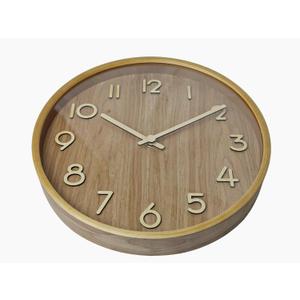 30cm Wall Clock; Wooden Wall Clock; Wall Hanging Decorations; Decorations; Large Decorative Clock; Quartz Clock; Gifts - Living Rooms or bedrooms, cafes, Offices, Bars, Art., 30-G4-525DC