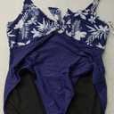 ELESOL Women's One Piece Swimsuits Halter Bathing Suits Knot FrontXL