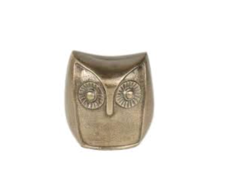 Antique Golden Owl 4x3