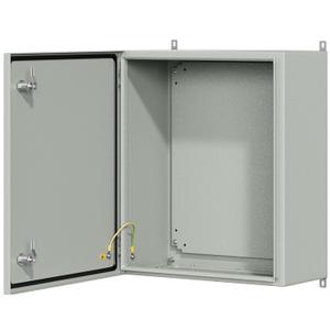Metal Enclosure, IP65 Waterproof Electrical Box for Indoor and Outdoor Projects, Includes Mounting Plate and Wall Bracket 600×500×250mm (24"×20"×10")