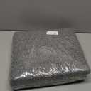 FinRec 4x6 Washable Area Rugs for Bedroom Living Room, Low Pile Thin Rug Solid Color, Non-Slip Carpet Indoor for Home Decor (Grey)