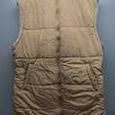 PRETTYGARDEN Womens 2025 Fall Reversible Vests Sleeveless Fleece Jacket Zip Up Hoodie Pockets Long Warm Winter Coat Outerwear (X-Large, Light Camel)