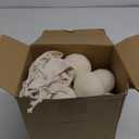 Roowest 22 Pcs Wool Dryer Balls Set Reusable Laundry Wool Balls with Muslin Bags Fabric Softener Anti Wrinkle Anti Static Saving Energy and Time