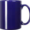 Smilatte 20 OZ Extra Large Ceramic Coffee Mug, M017 Classic Porcelain Boss Super Big Tea Cup with Handle for Office and Home, Blue