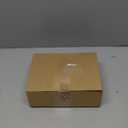 Glass Dummy Door Knob Interior, Gold Crystal Dummy Door Knob for Bifold Closet Doors, Satin Brass 2 Pack