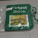 Fidget Book for Elderly | Fidget Blanket for Dementia | Dementia Products for Elderly | Gift, Activities and Fidget Toys for Seniors with Alzheimers or Dementia | Fidget Book v2 (Green)