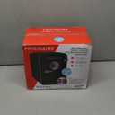 Frigidaire Retro 9-Can Mini Personal Fridge Portable Cooler for Car, Office, Bedroom, Dorm Room, or Cabin, 11.8" D x 7.1" W x 10.1" H, Black