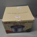 6.5L Heated Water Bowl, Stainless Steel Outdoor Heated Dog Bowl with Anti-Chew Cord, Large Capacity Heated Pet Slow Drinking Dish Provide Warm Water in Winter for Dogs (Blue)