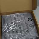 Amazon Basics Jacquard 2-Piece 100% Blackout Curtains, Living Room and Bedroom Drapes, Thermal Insulated Window Treatment, 42"x84", Grey