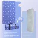 Lilian&Gema Pack and Play Mattress 38"x26"X1.5", Portable Mattress for Playpen, Pack N Play Mattress Topper, Soft Breathable and Waterproof Washable Cover for Baby Toddler