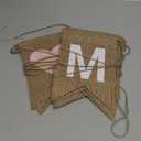 Mother's Day Banner Decorations Burlap, Happy Mother's Day Decor Sign Pre-Strung Indoor Outdoor Hanging Decor for Home Fireplace Mantel Party Supplies Photo Props
