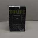 ToLife Dehumidifiers for Home 30 OZ Water Tank with Auto-Off 500 sq.ft Portable Small Dehumidifier for Bathroom Bedroom RV Closet Room 7 Colors LED Light, Gray (Grey)