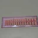 Dsixnails French Tip Press on Nails, 150Pcs Soft Pink Short French Gel Nail Tips, Pre-lasting Soak Off Square Acrylic Fake Nails, No Need to File False Nail Tips Extension for Women Nails, 15 Sizes