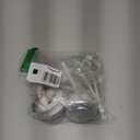 Murtenze 3Pcs Diameter Toilet Tank Button, Dual Push Flushing Toilet Button with Thread Plastic Dia 58mm / 2.55 Inch Round (Silver)