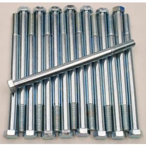 (5) Hex Head Cap Screws 5/8-11 x 10 Grade 5 Bolts Zinc Plated 10"