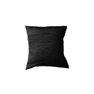 Crushed Taffeta Decorative Throw Pillow/Sham Cushion Cover Black Crushed Taffeta Decorative Throw Pillow/Sham Cushion Cover Black