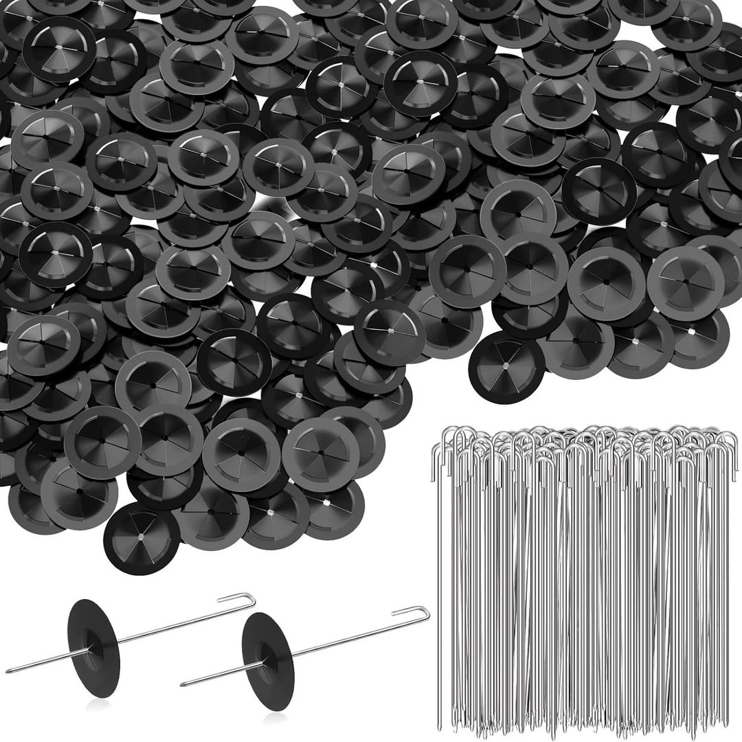 Solar Panel Guard Clips Animal Guard Fastener Animal Roll Kit Stainless Steel Fastener Clips for Solar Panel Bird Wire Pigeon Fence(300 Packs,25 mm)