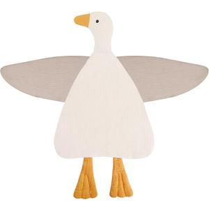 Baby Toys Lovey Blanket Soft Duck Toys for Newborn Essentials 0-6 Months, Sensory Stuffed Animal Security Blanket for Boys and Girls (Duck-Cream & Beige)